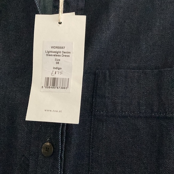 NWT: Toast Uk - Indigo Denim Dress (US 4/UK 8) - Picture 3 of 8